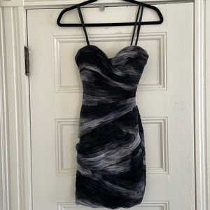 BCBGMaxAzria strapless mini dress